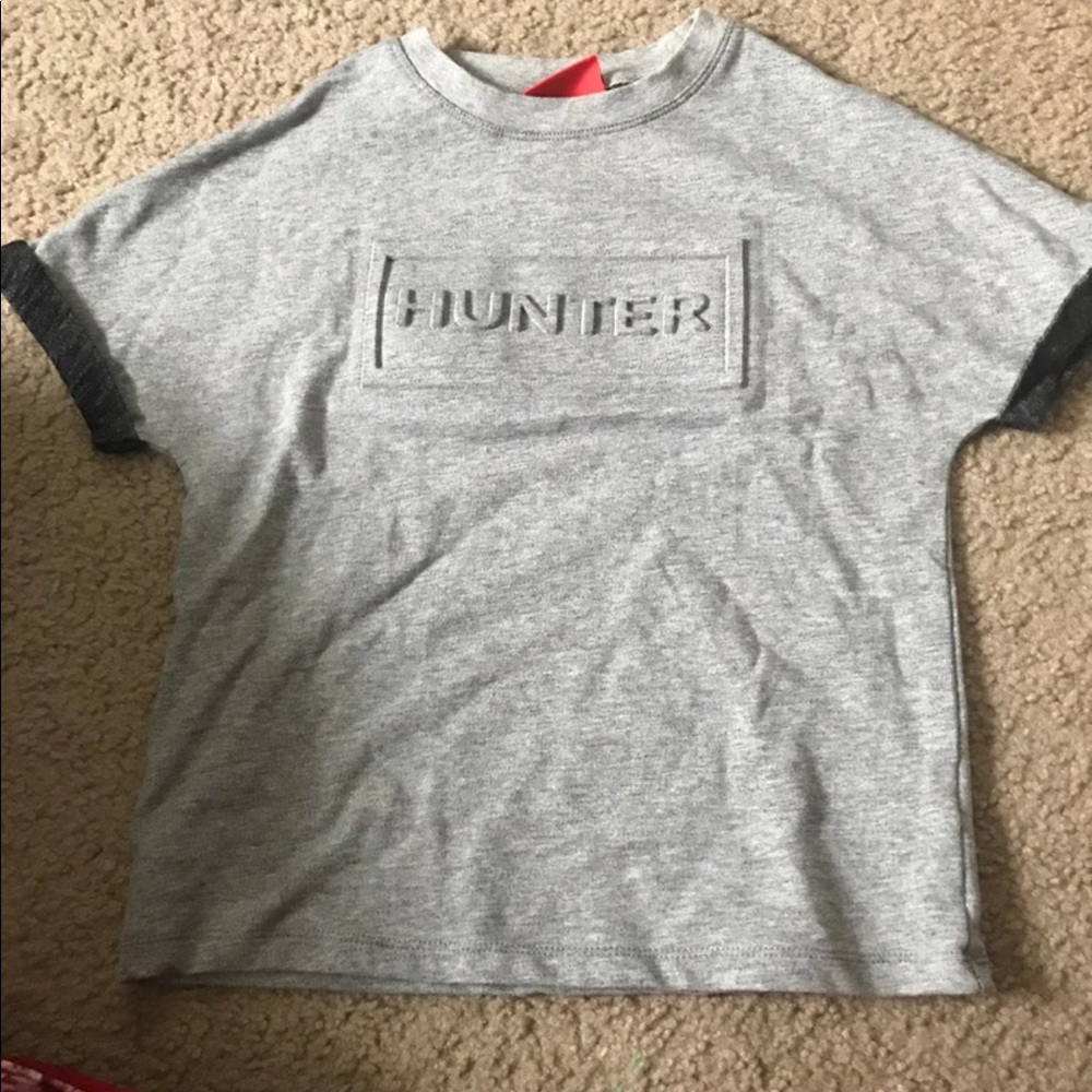 Hunter Grey Shirt Kids 4/5 Fit Woman XS